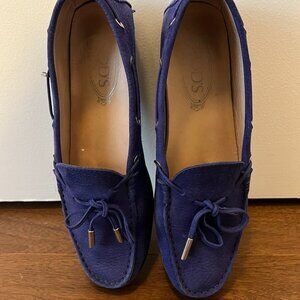Tod's City Gommino Driving Suede Shoes